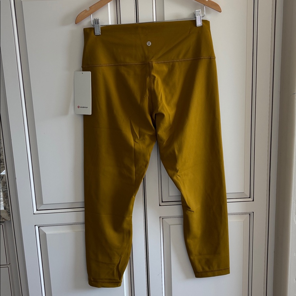 Lululemon Wunder Under Train High Rise 25” Leggings Gold Spice Workout Womens 14 - Picture 16 of 16
